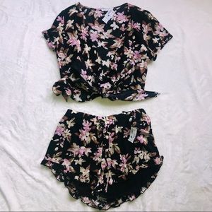 Cotton Candy LA Crop Set